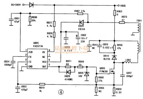 液晶電視易損集成電路解析 DMB8110D、F9222、PWM FA5502M、P FA5571N的設計與應用